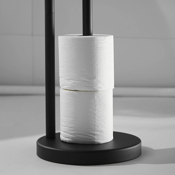 QIANXI Freestanding Toilet Paper Holder & Reviews Wayfair